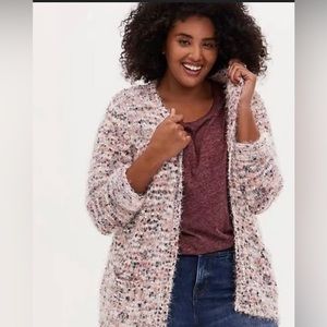 Torrid Size 4 Women’s Multi Color Eyelash Popcorn Sweater